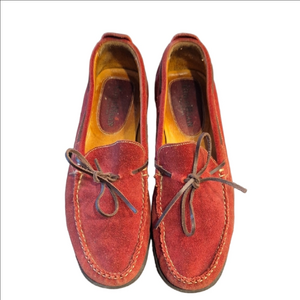 Cole Haan Women's Red Suede Loafers